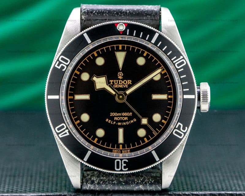 Tudor Tudor Heritage Black Bay BLACK SS / Leather