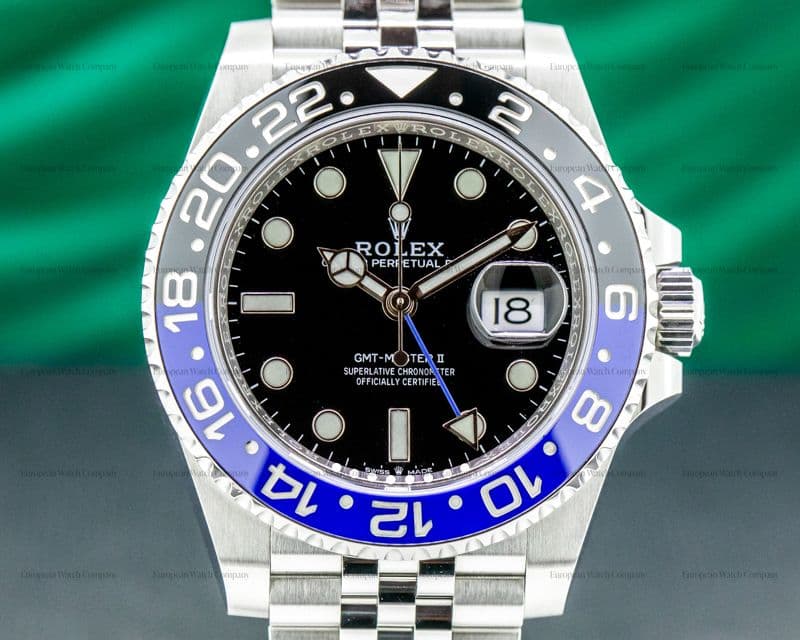 Rolex GMT Master II 126710 Ceramic "Batman" SS / Jubilee 