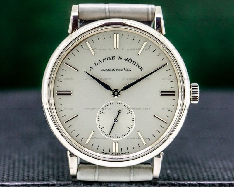 A. Lange and Sohne Saxonia 219.026 Manual Wind 18K White Gold 