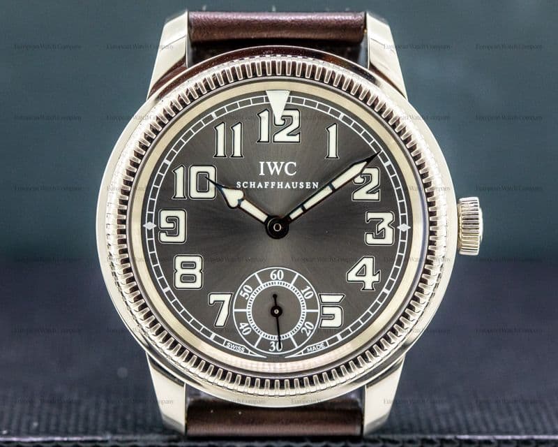 IWC Vintage Collection Pilot Watch 18K White Gold