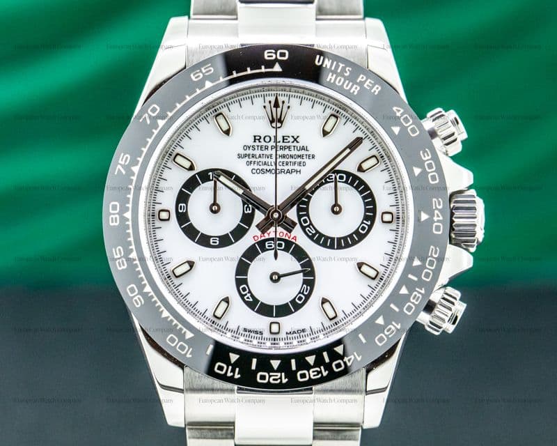 Rolex Daytona 116500LN Ceramic Bezel SS / White Dial