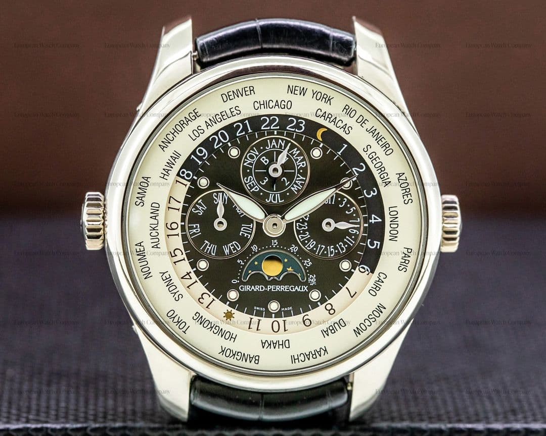 Girard Perregaux WW.TC Perpetual Calendar
18K White Gold RARE