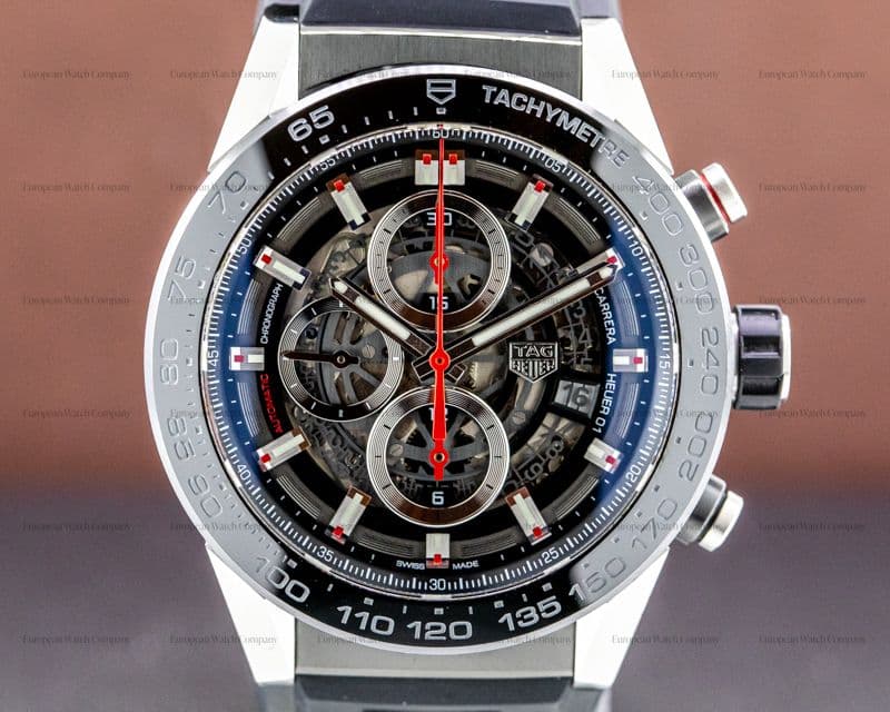 TAG Heuer Carrera Heuer 01 Skeleton Dial Chronograph SS / Titanium