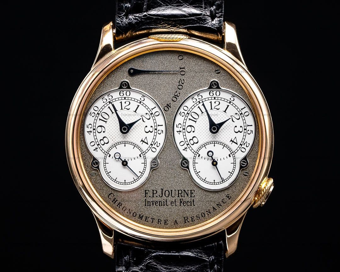 F.P. Journe Chronometre Resonance 18k Rose 38MM BRASS MOVEMENT 2002 FULL SET