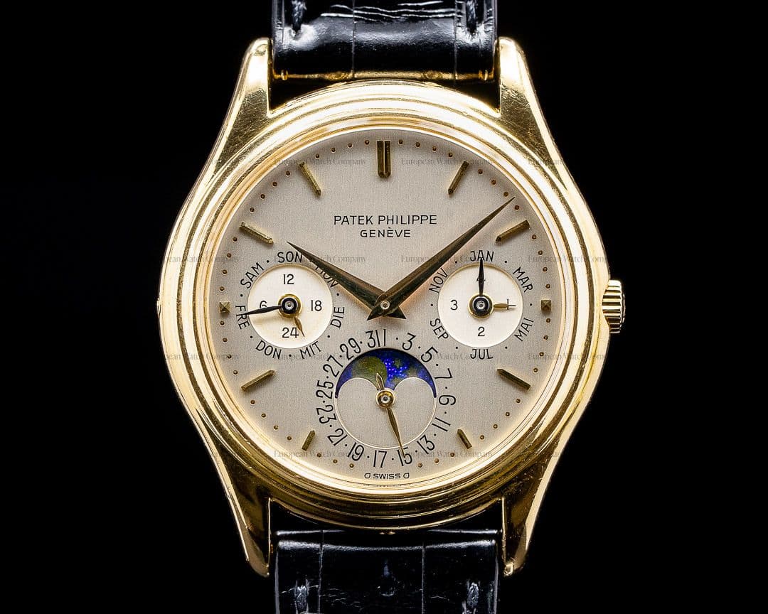 Patek Philippe Perpetual Calendar 3940 '1st Series' 18k Yellow Gold RARE FULL SET 