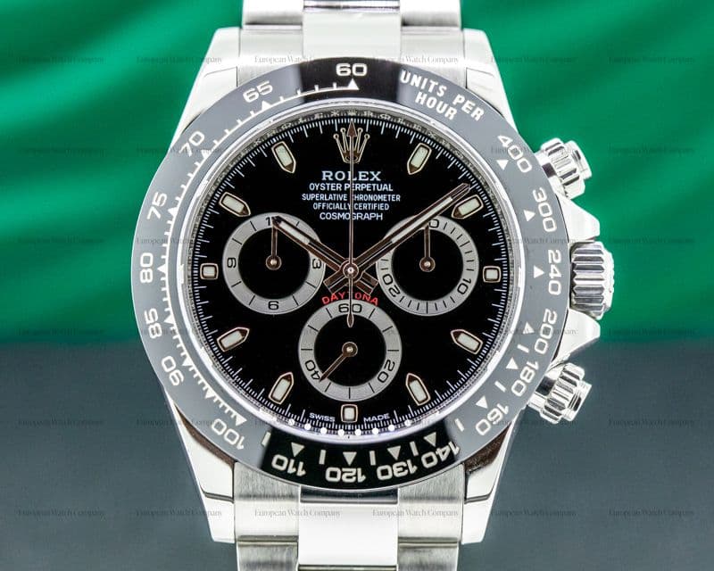 Rolex Daytona 116500LN Ceramic Bezel SS / Black Dial