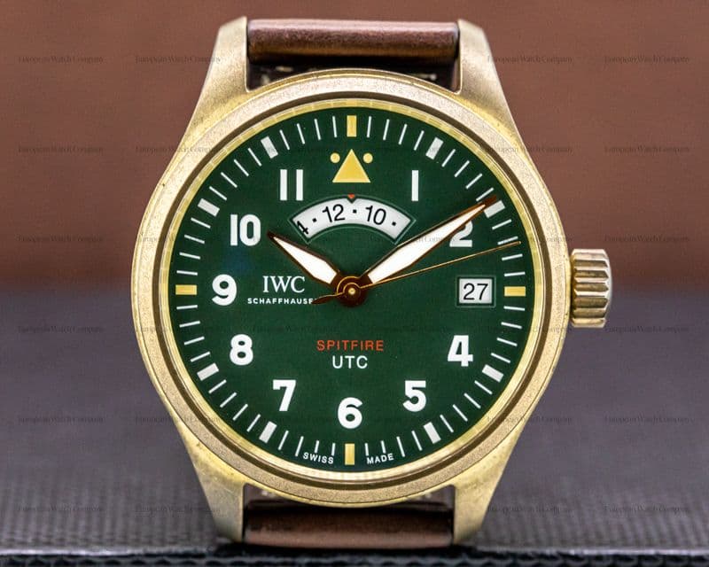 IWC Pilot's Watch UTC Spitfire "MJ271" Bronze Green Dial LIMITED
 