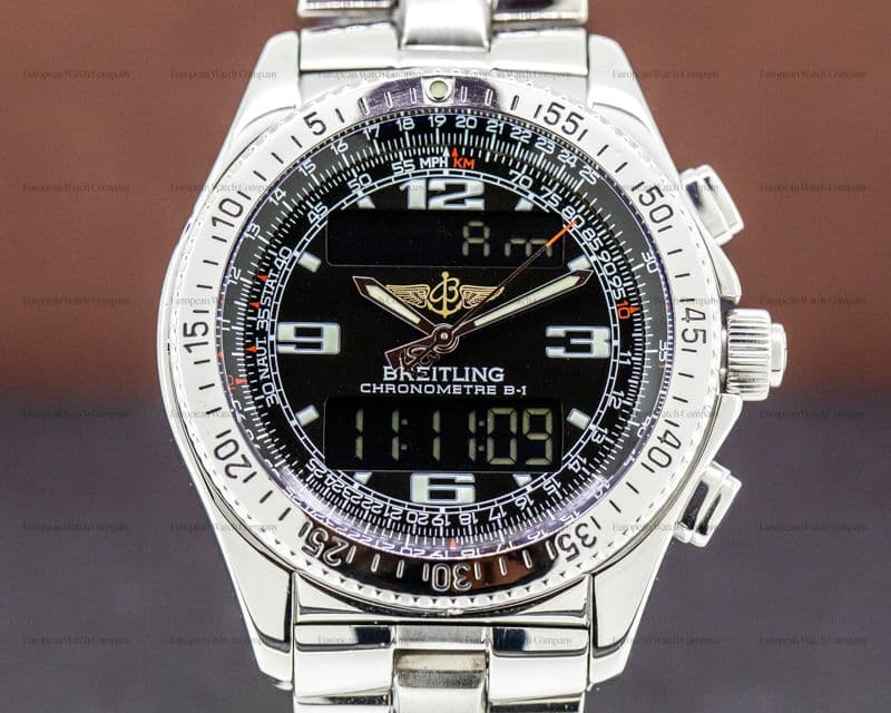 Breitling B1 Black Dial SS / Bracelet 