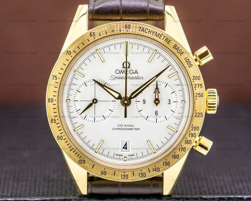 Omega Speedmaster '57 Co-Axial 18k White Dial