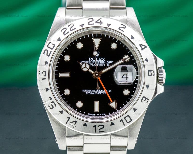 Rolex Explorer II 16570 Black Dial