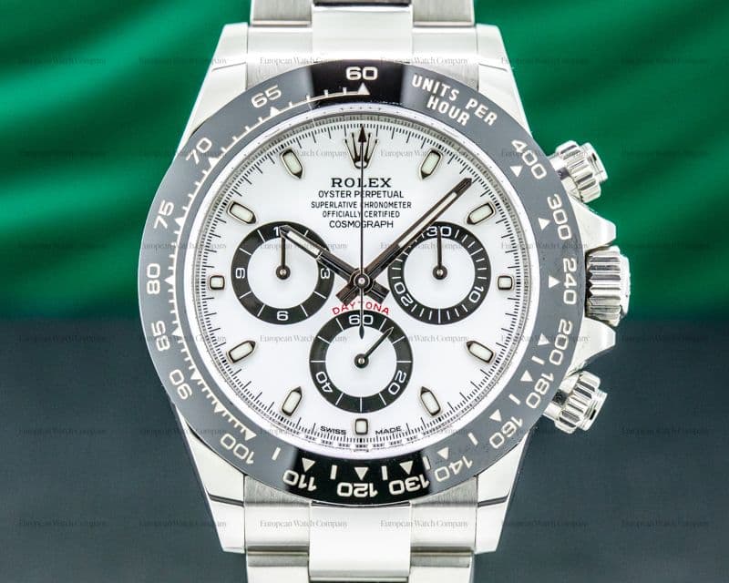 Rolex Daytona 116500LN Ceramic Bezel SS / White Dial