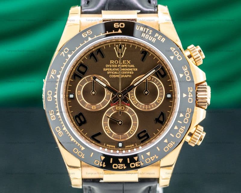 Rolex Cosmograph Daytona 116515LN 18K Rose Gold / Chocolate Dial UNWORN