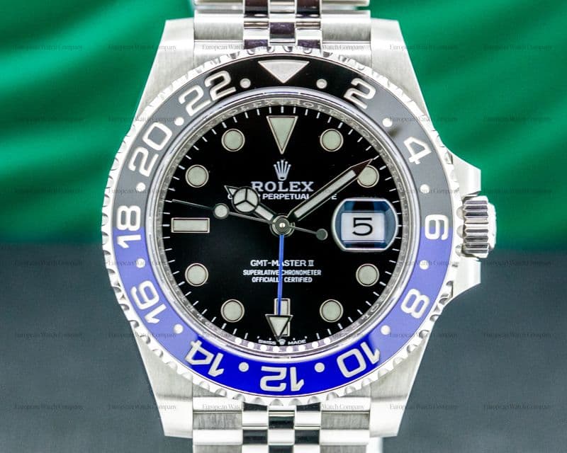 Rolex GMT Master II 126710 Ceramic "Batman" SS / Jubilee 
