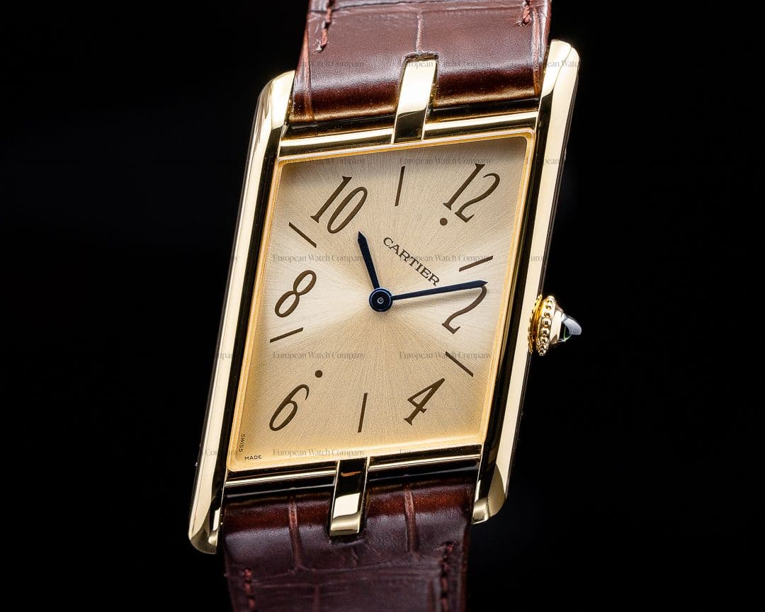 Cartier Privee Collection Tank Asymetrique WGTA0043 18k Yellow Gold UNWORN