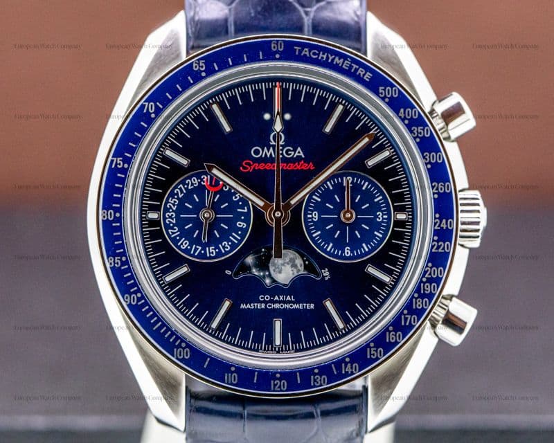 Omega Speedmaster Automatic Moon Blue Dial
