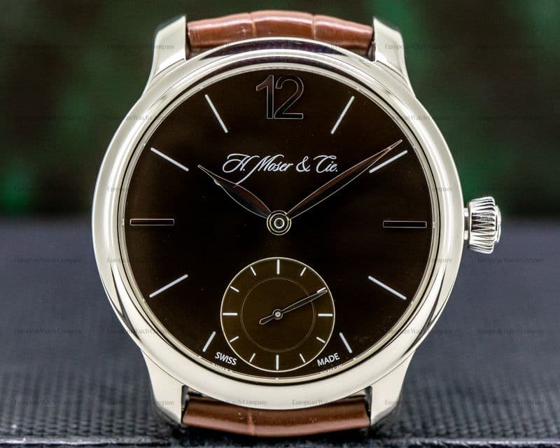 H. Moser & Cie MAYU 18K White Gold Brown Fume Dial