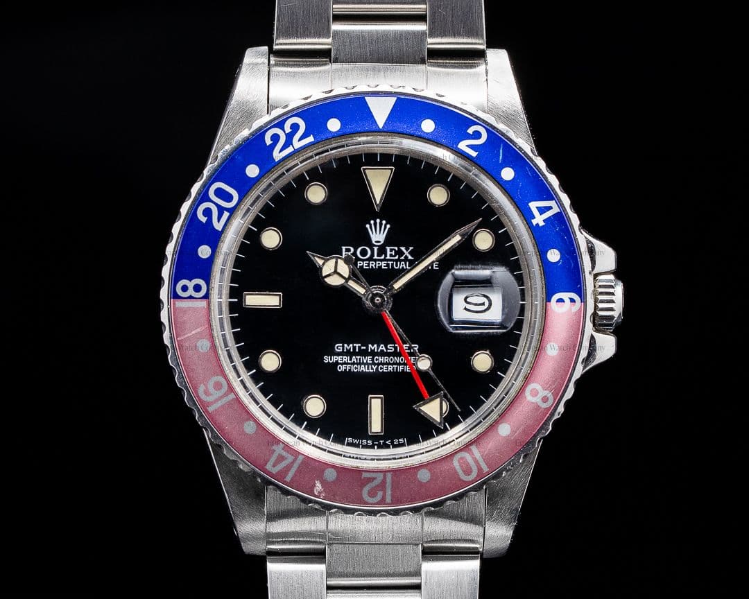 Rolex GMT Master Blue / Red "Pepsi Bezel" Transitional NICE