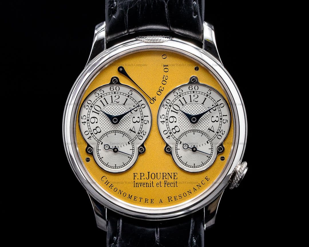 F. P. Journe Chronometre Resonance Platinum BRASS MOVEMENT 38MM FULL SET 2004