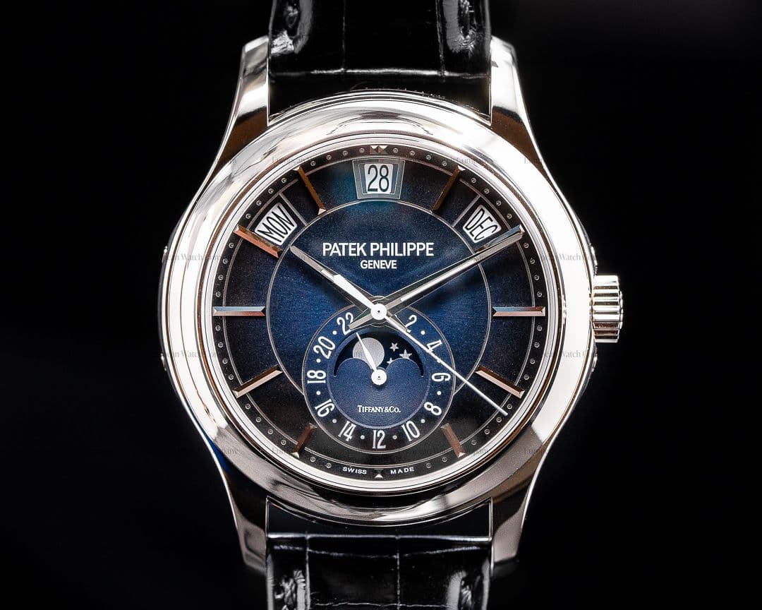 Patek Philippe Annual Calendar 5205G-013 Blue Dial 18K White Gold "TIFFANY & CO" UNWORN