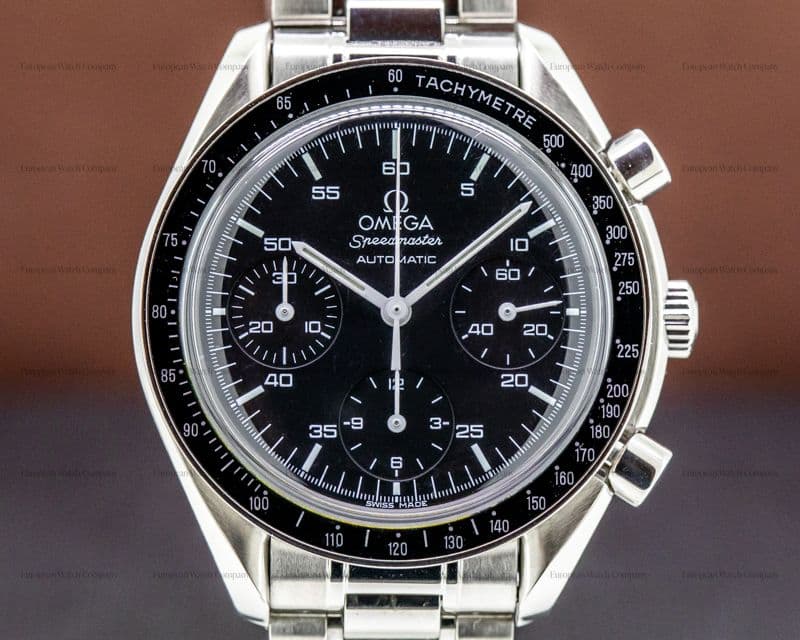 Omega Speedmaster Reduced Black Dial SS
