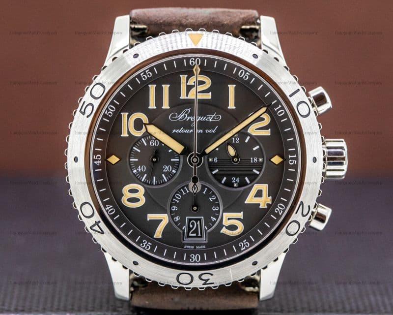 Breguet Type XXI Flyback SS Grey Dial 