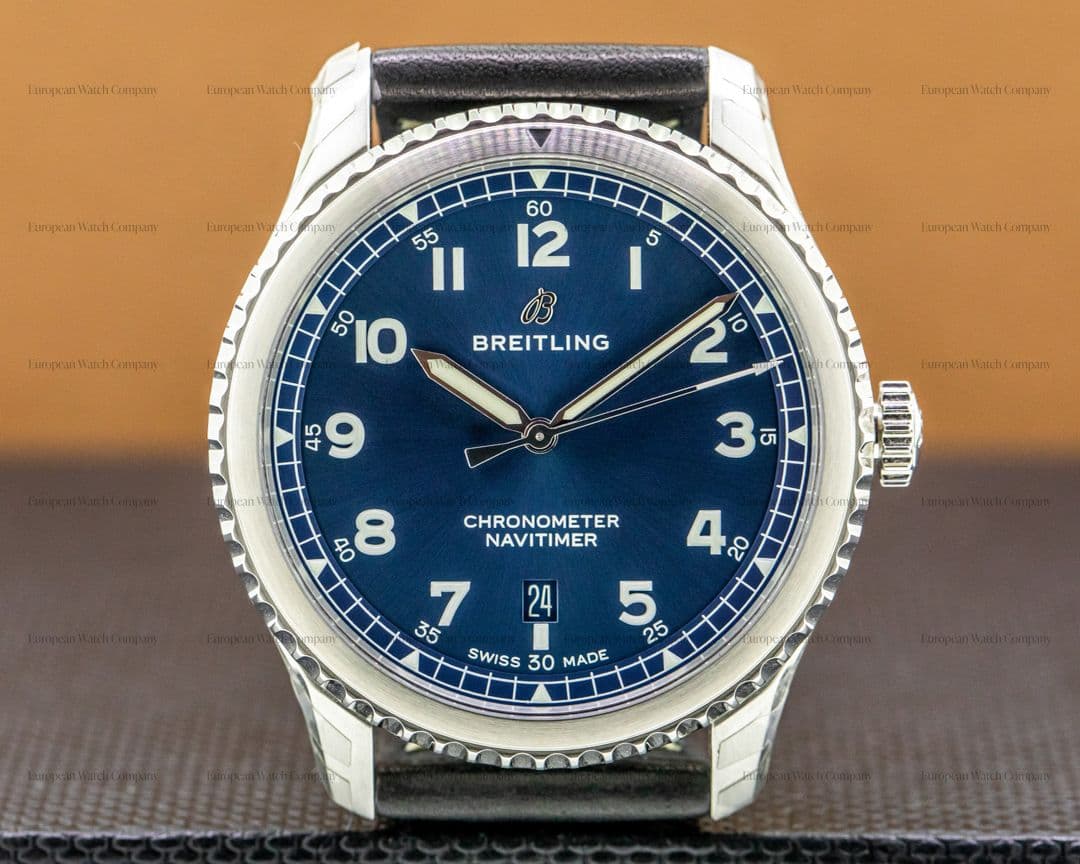 Breitling Navitimer 8 SS Blue Dial / Strap 41MM