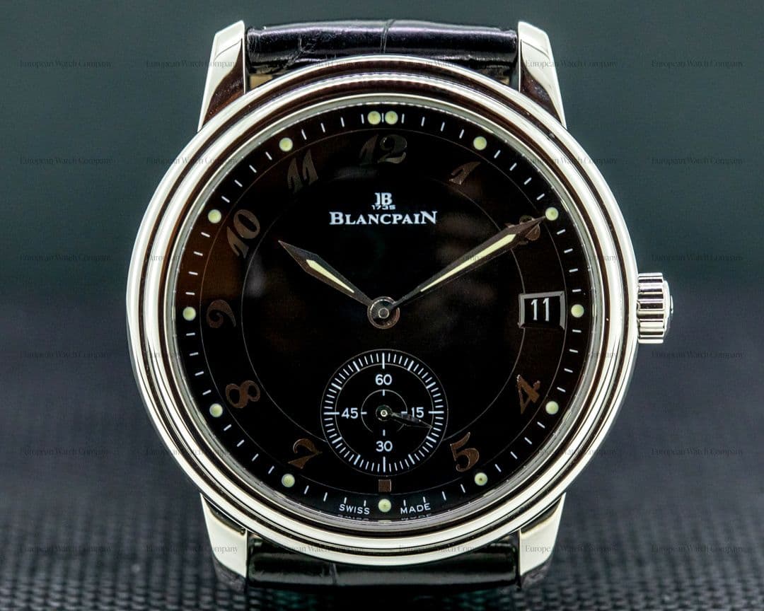 Blancpain Ultra Thin Automatic 100 Hour Black Arabic Dial NICE 