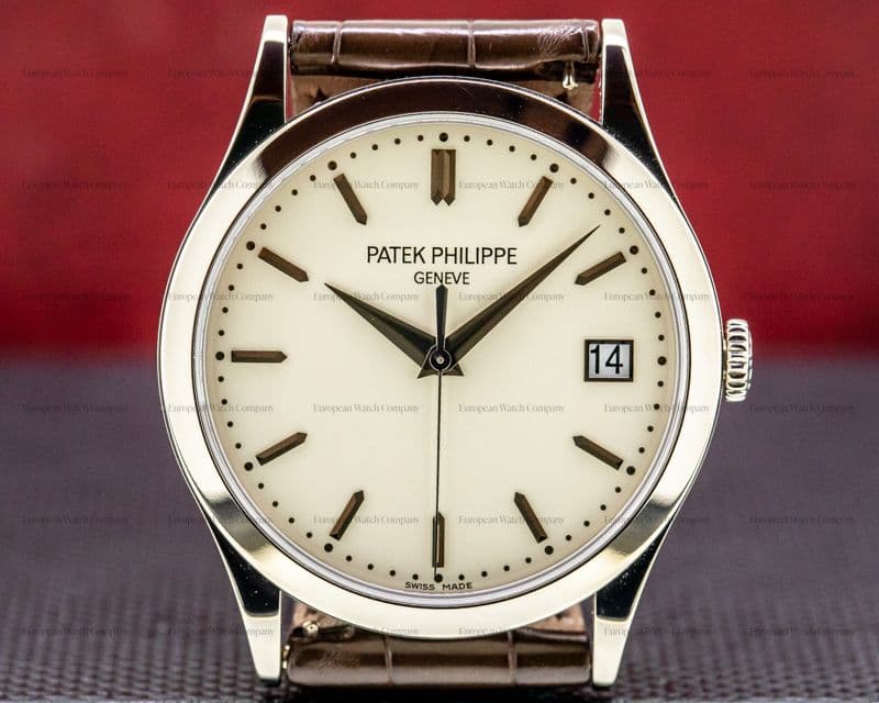 Patek Philippe Calatrava 5296G 18K White Gold Silver Dial 