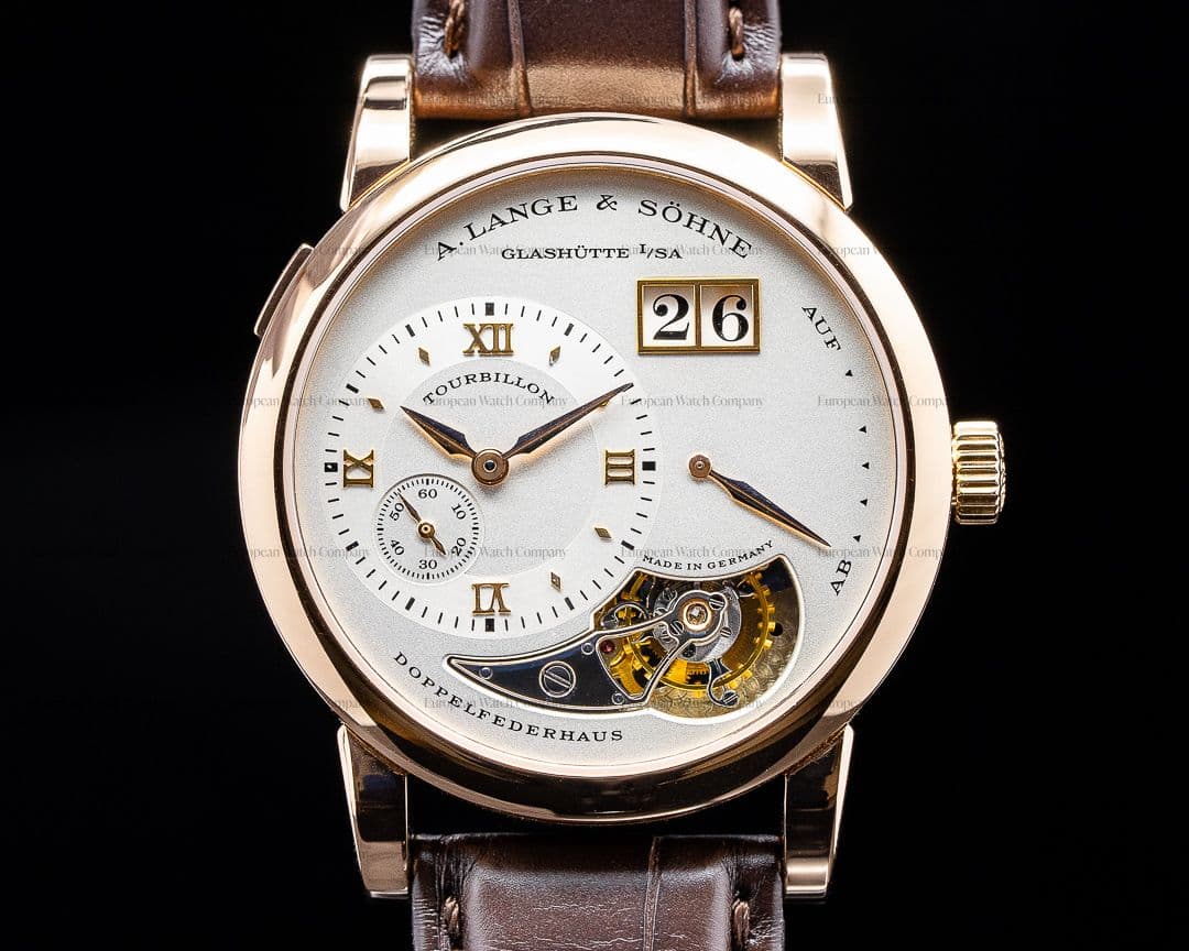 A. Lange and Sohne Lange 1 Rose Gold Tourbillon Limited Edition