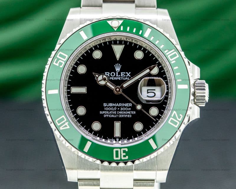 Rolex Submariner Date 126610LV Kermit GREEN Ceramic Bezel 41MM