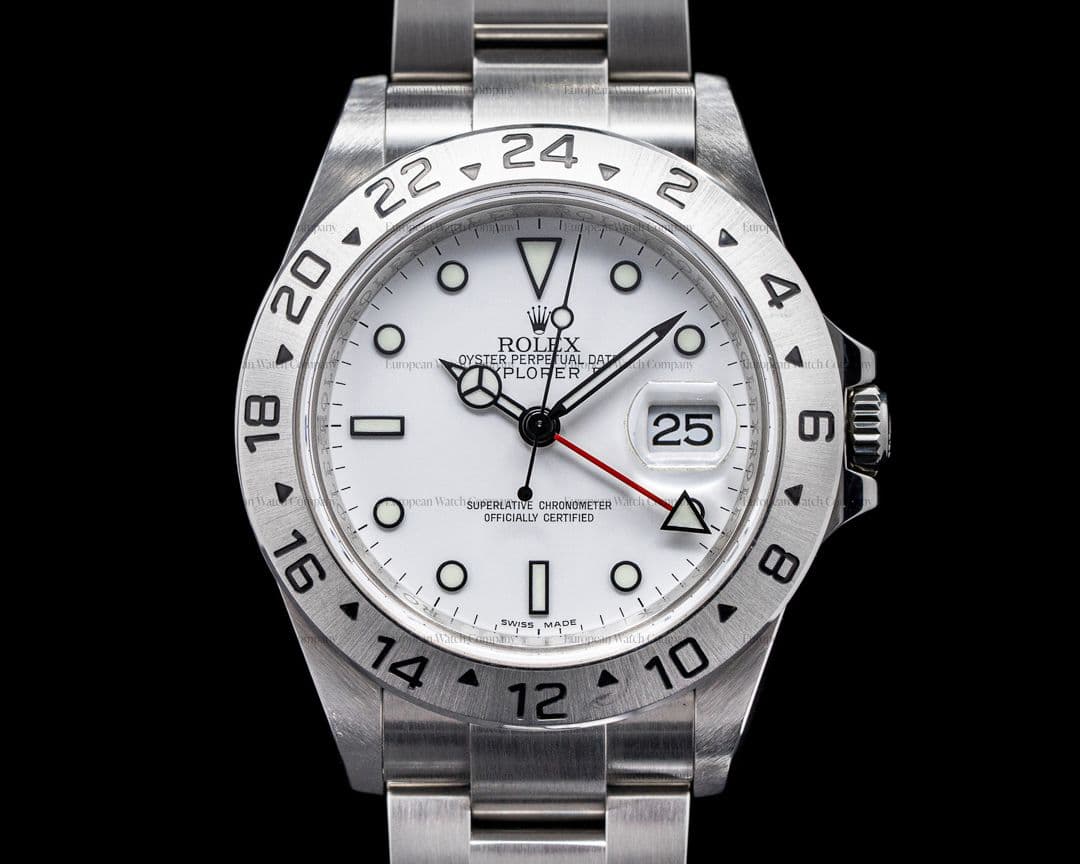 Rolex Explorer II 16570 White Dial 