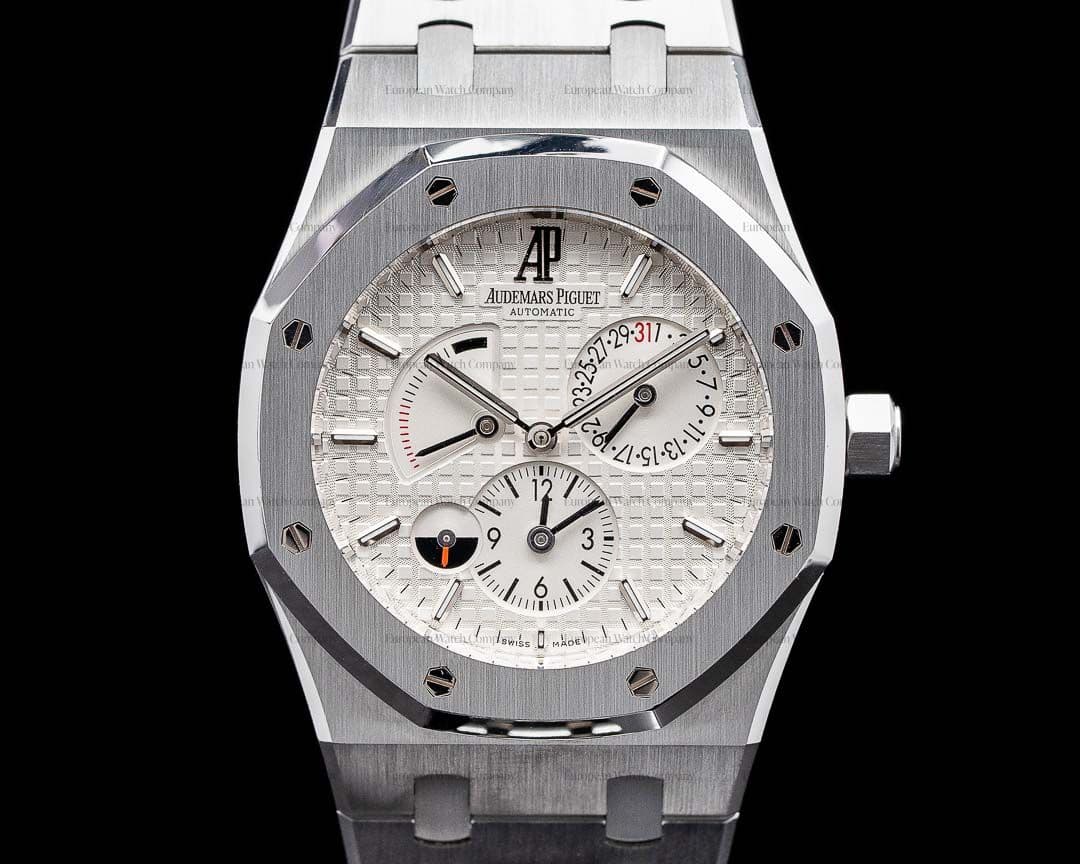 Audemars Piguet Royal Oak Dual Time SS White Dial