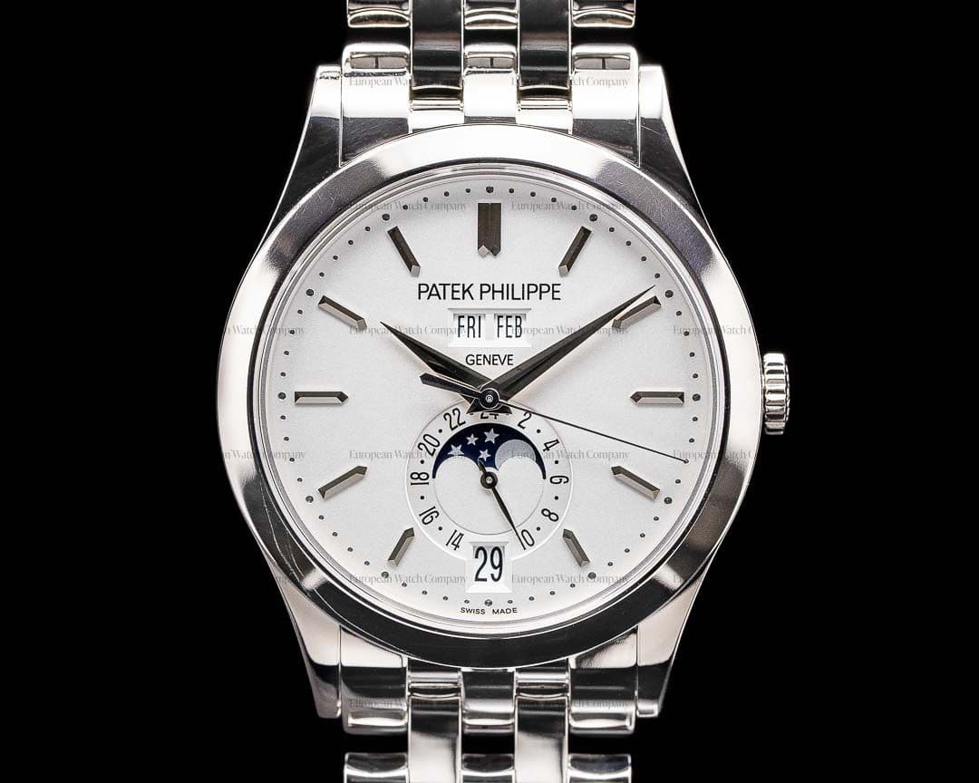 Patek Philippe Annual Calendar Silver Dial 5396/1G-010 18K Bracelet UNWORN