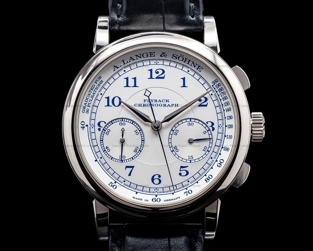 A. Lange and Sohne 1815 Chronograph 18K White Gold BOUTIQUE EDITION 