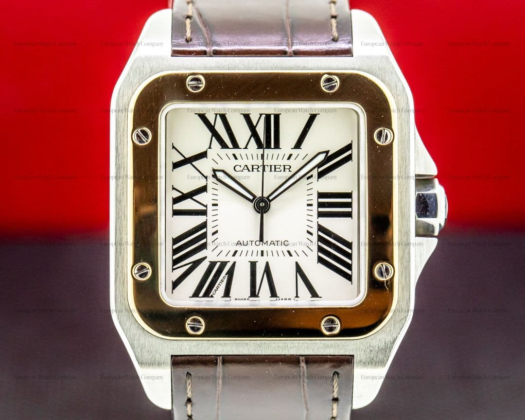 Cartier Santos 100 SS / 18K Yellow Gold