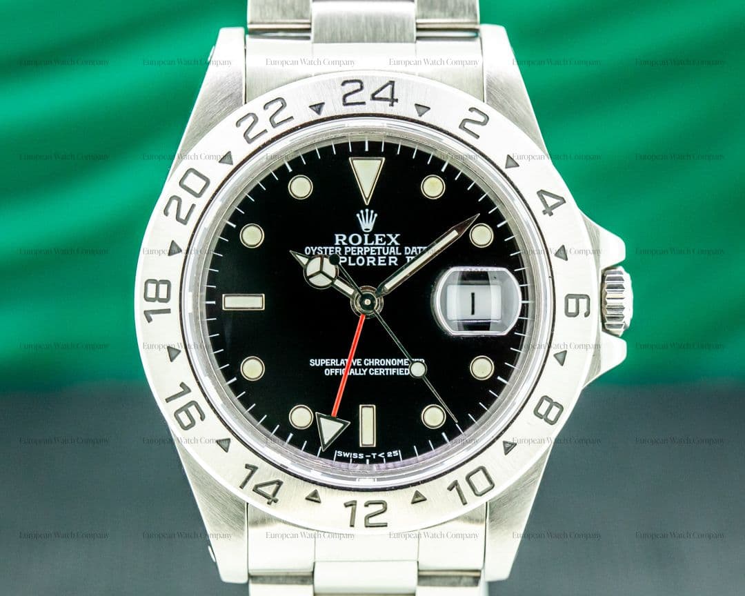 Rolex Explorer II 16570 Black Dial 