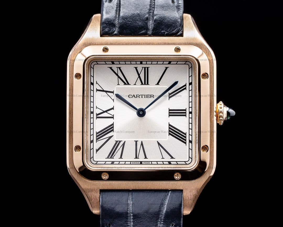 Cartier Santos Dumont XL Rose Gold Manual Wind
