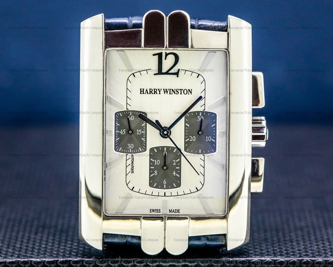 Harry Winston Avenue Chronograph 18k White Gold