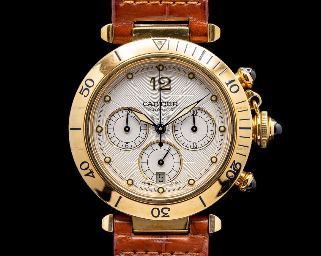 Cartier Pasha Chronograph Automatic 18k Yellow Gold