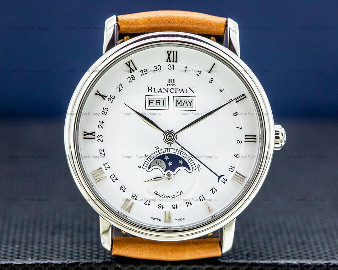 Blancpain Villeret Complete Calendar Moon SS 