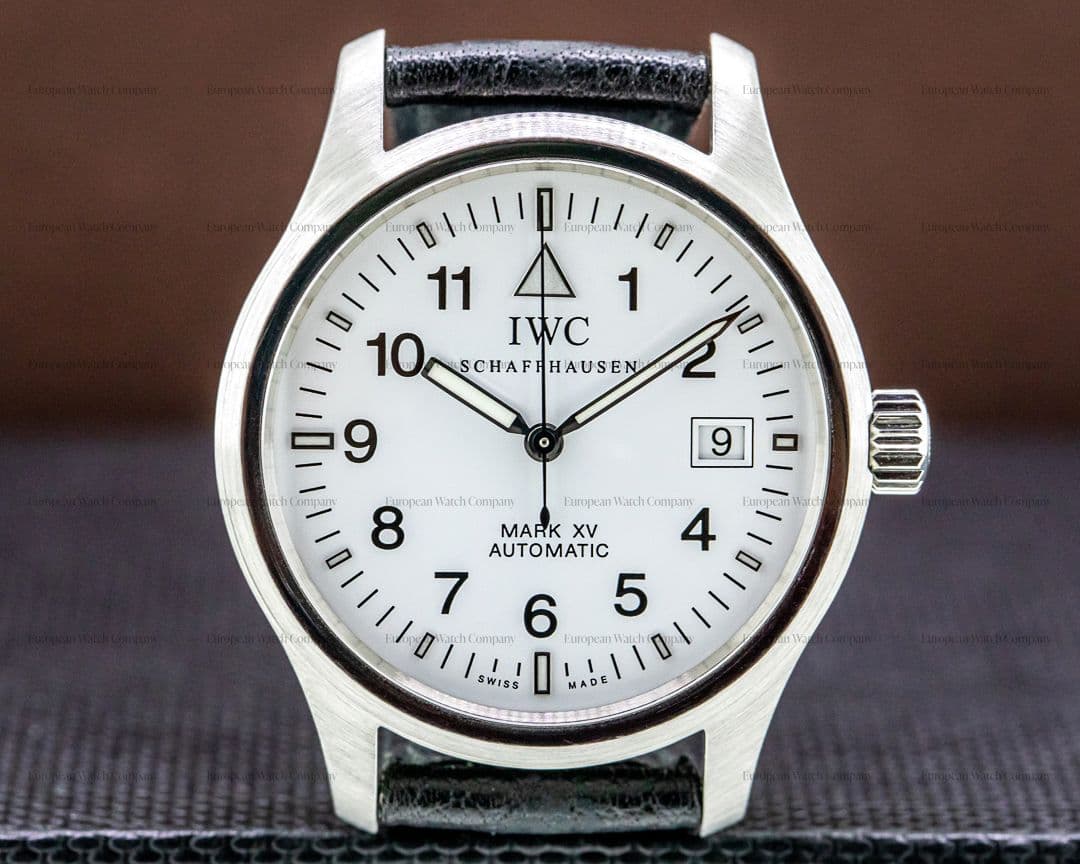 IWC Mark XV 3253 White Dial SS RARE