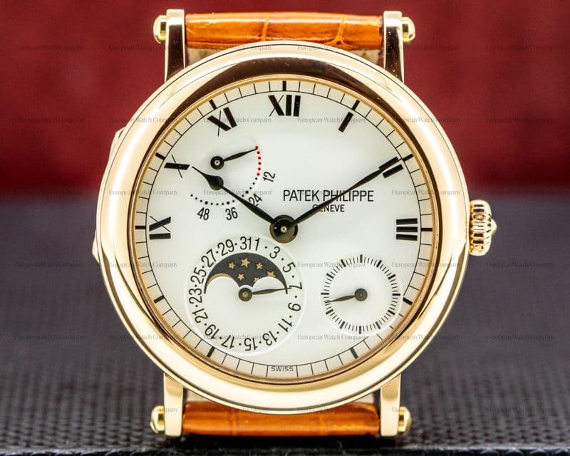 Patek Philippe Power Reserve 5054 Moonphase 18K Rose Gold 