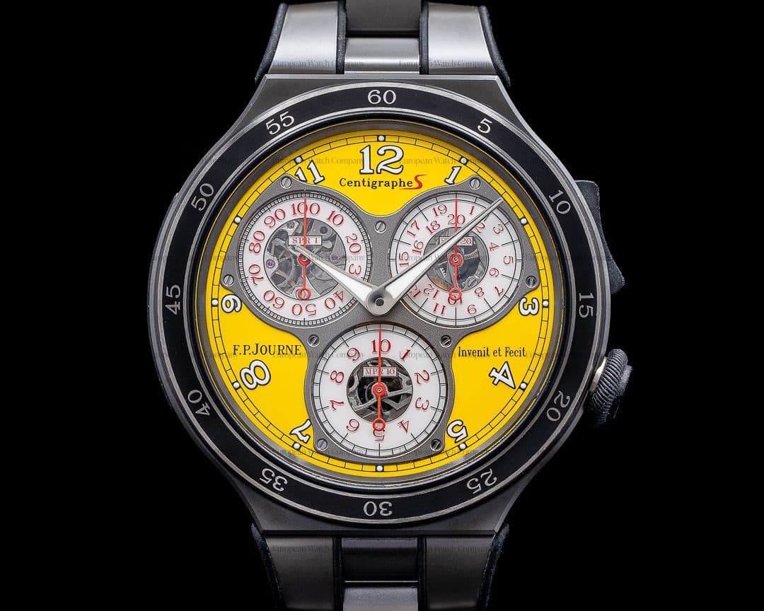 F. P. Journe Centigraphe CTS2 LineSport Titanium Yellow Dial 2020 