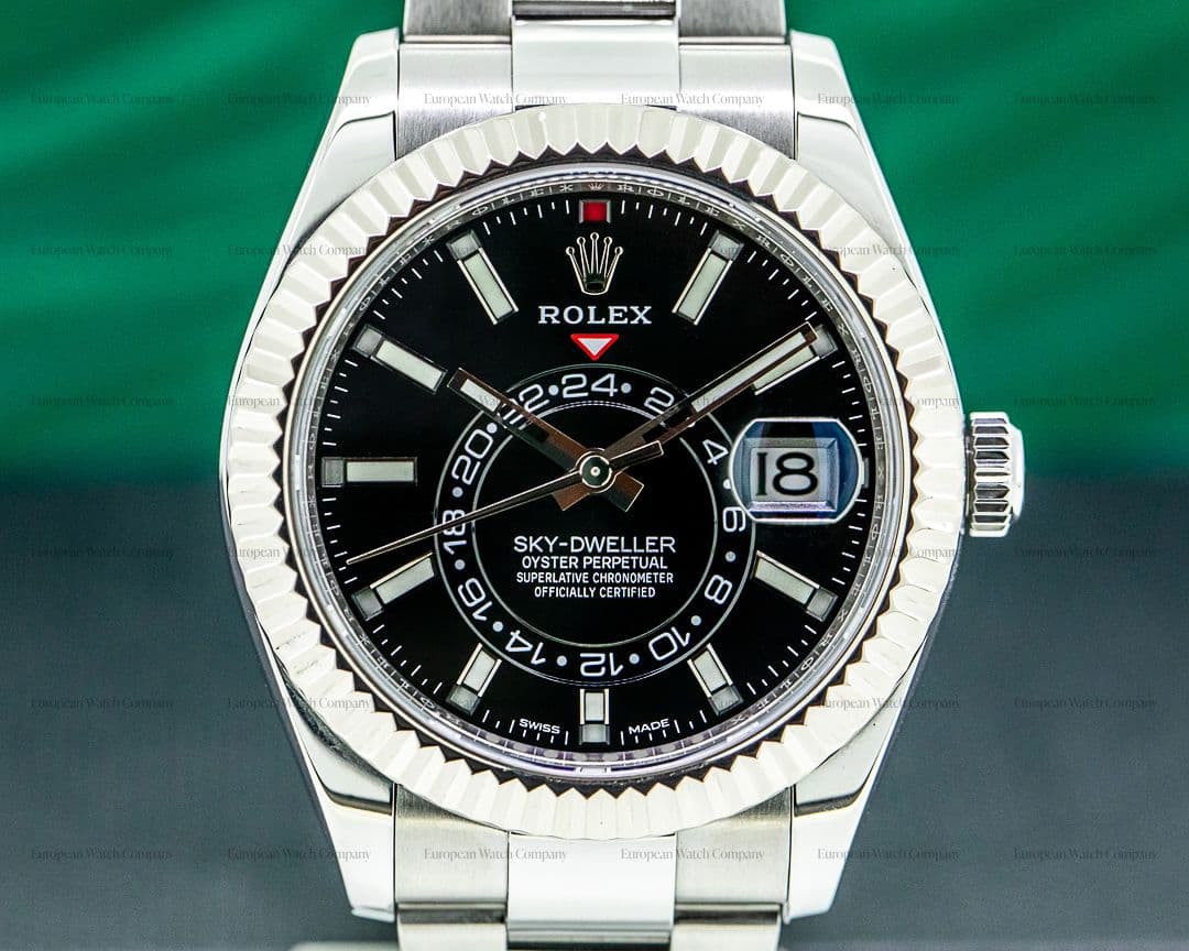 Rolex Sky Dweller 326934 Steel Black Dial 