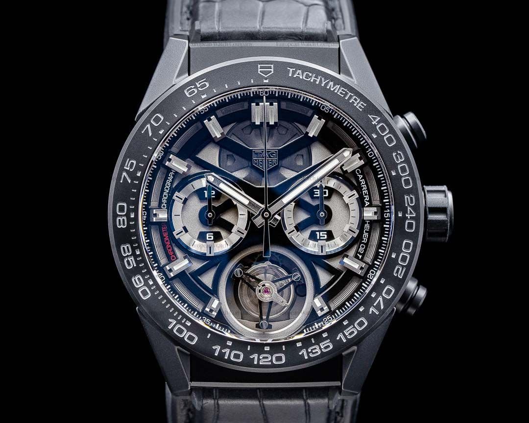 TAG Heuer Carrera Heuer 02T Skeleton Dial Tourbillon Chronograph 