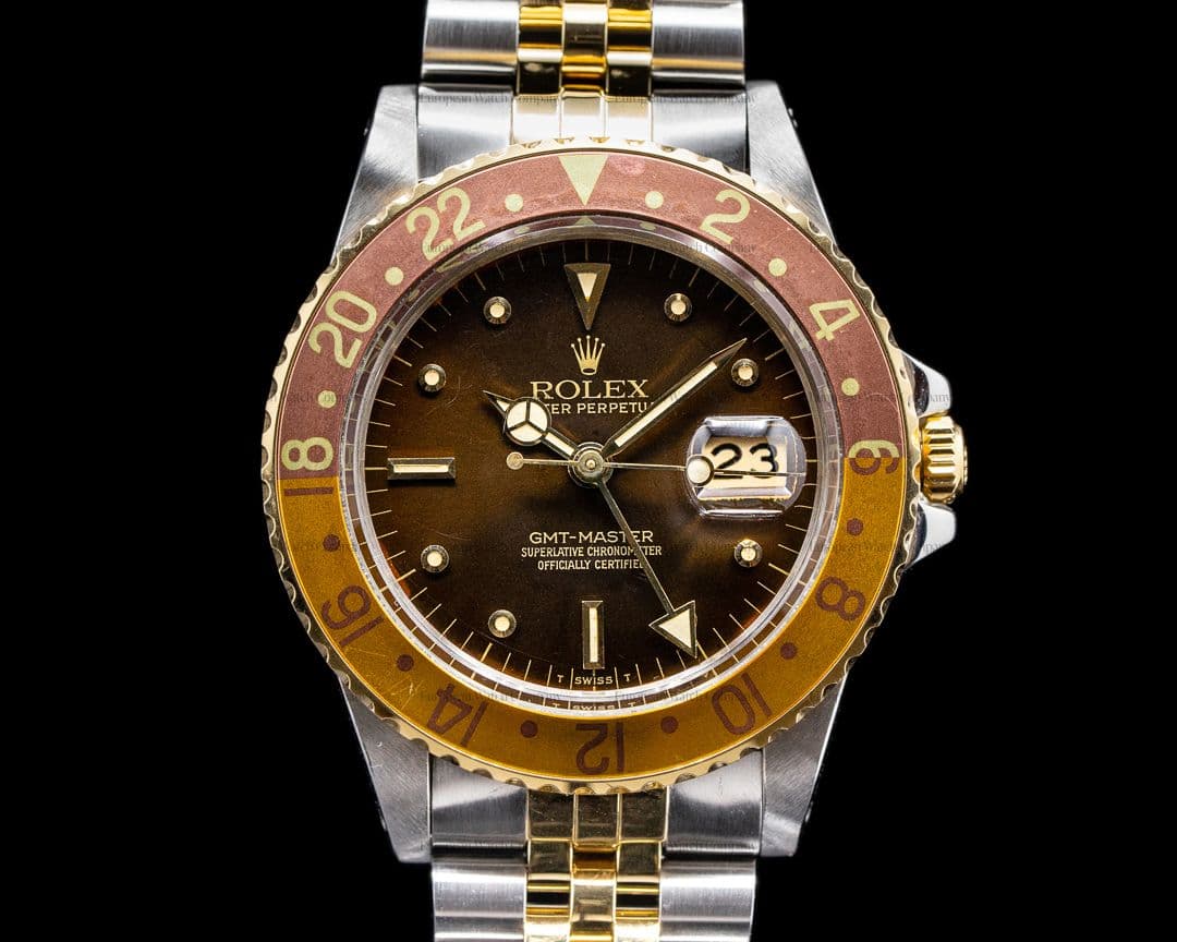 Rolex GMT Master Brown Nipple Dial "Root Beer" Bezel c. 1979 NICE
