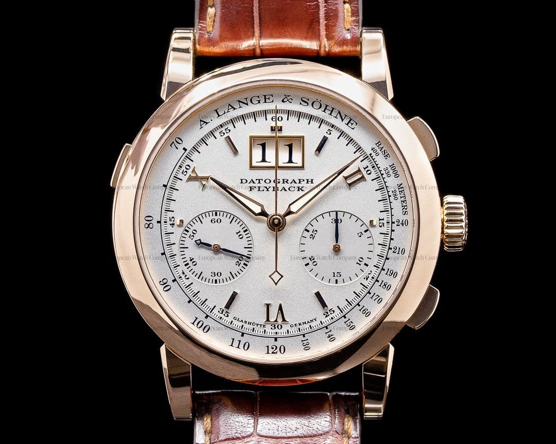 A. Lange and Sohne Datograph 403.032 Flyback 18K Rose Gold