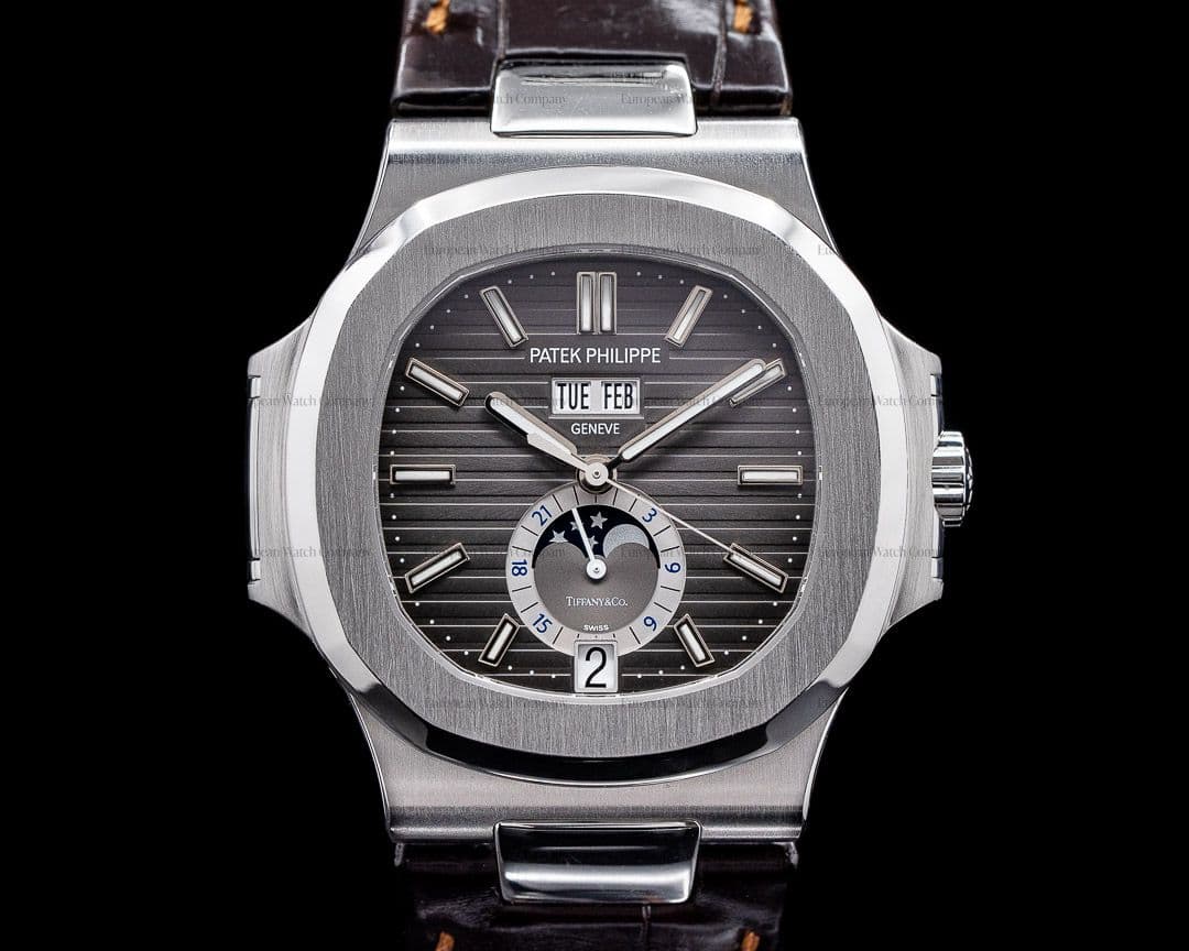 Patek Philippe Nautilus 5726A Annual Calendar "TIFFANY & CO" SS RARE