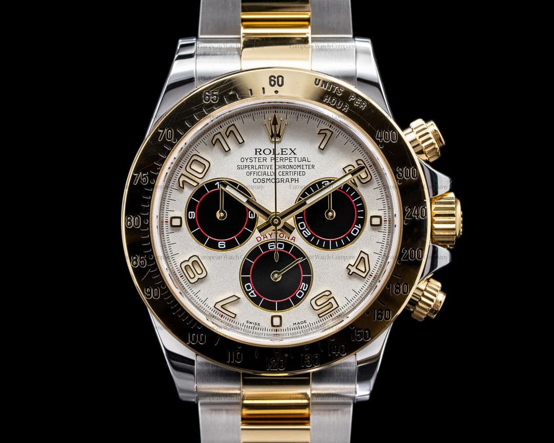 Rolex Daytona 116523 White "PANDA" Dial 18K Yellow Gold / SS 2019