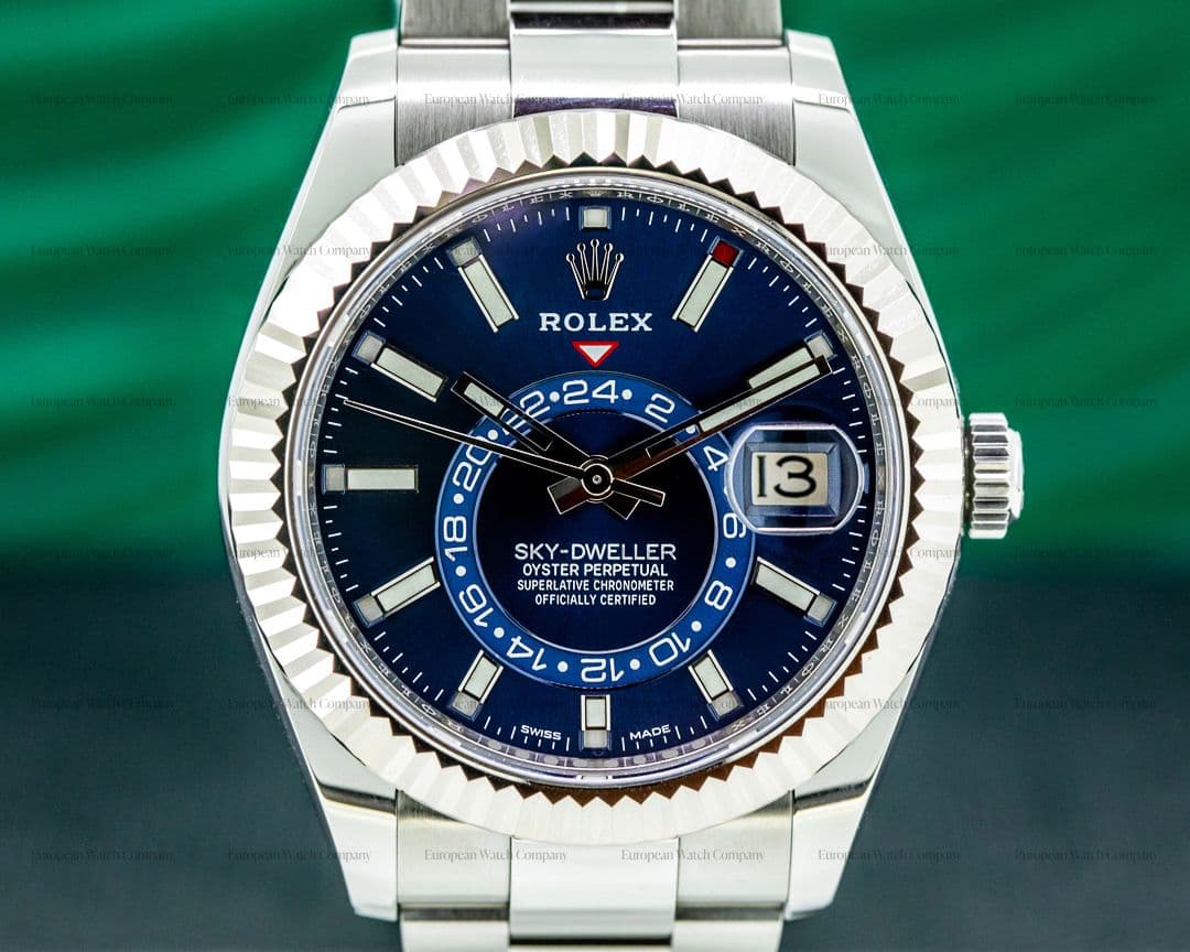 Rolex Sky Dweller 326934 Steel Blue SS / Bracelet 